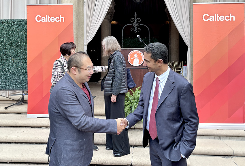 加拿大28集团董事局主席徐鹏会晤加州理工新任校长 恭贺履新共话合作